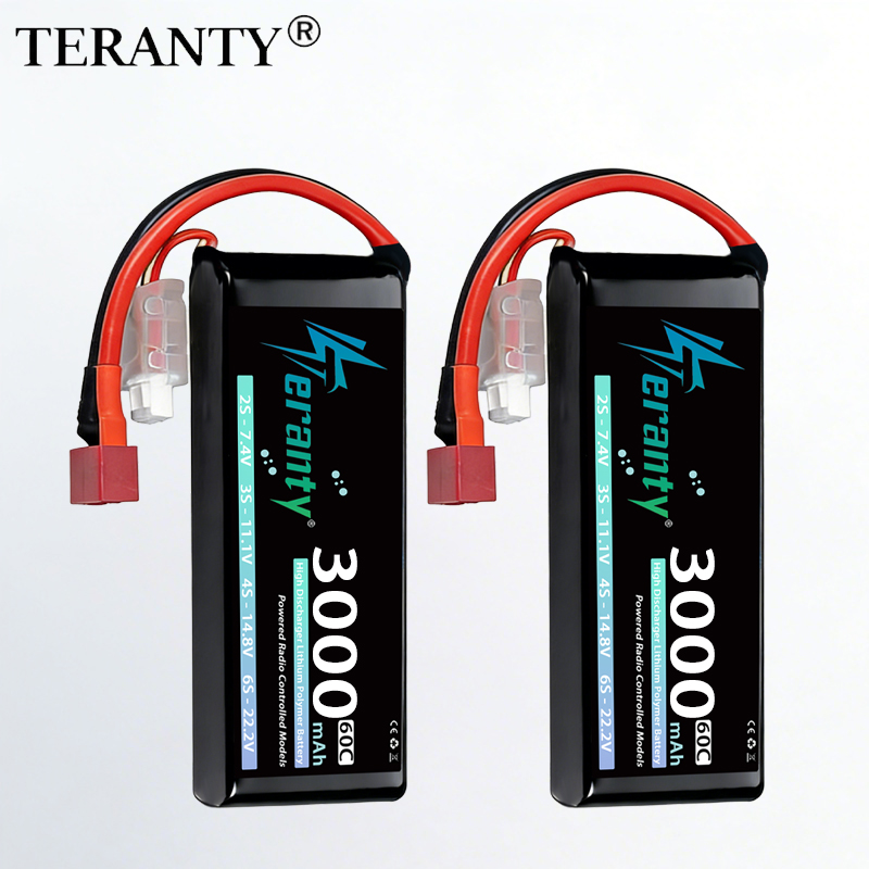 Rc Hobby Models - 테란티 2S 3000mAh 리포 배터리 7.4V