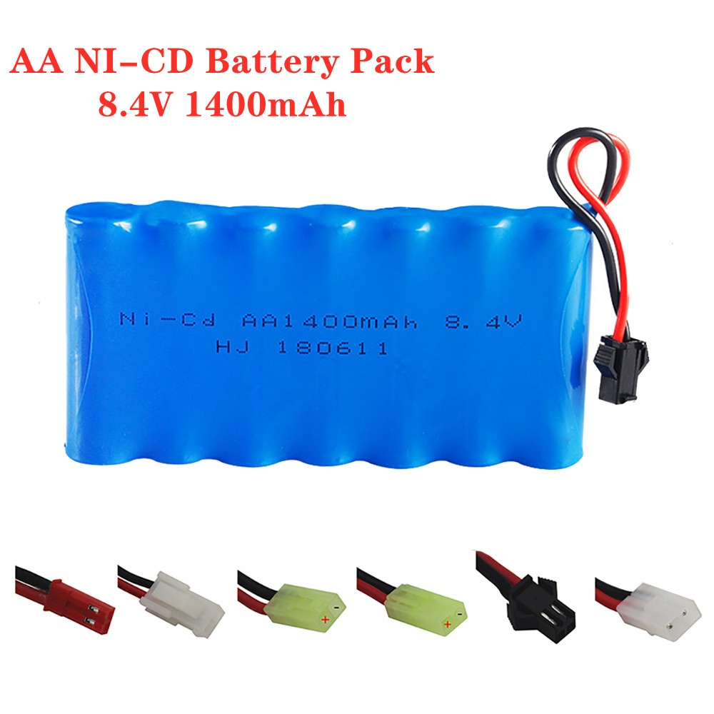Rc Hobby Boat - Ni-CD 충전식 배터리 팩, 8.4V, 1400mah,