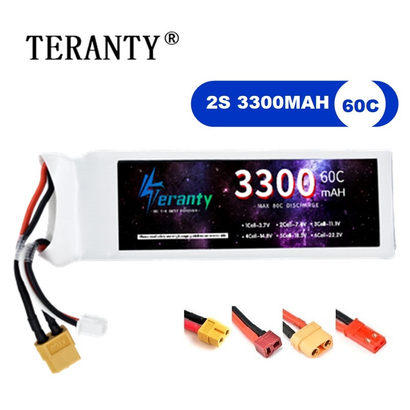 Rc Hobby Boat - 2S 7.4V LiPo 배터리 3300mAh 60C