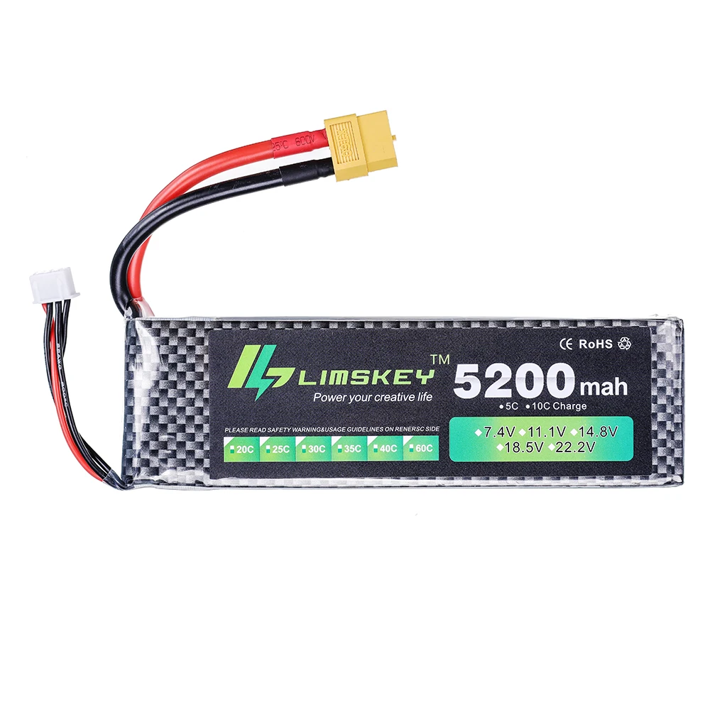 림스키 파워 배터리 7.4V 5200mAh 배터리 30 - Rc Hobby Boat 리뷰 및 가격