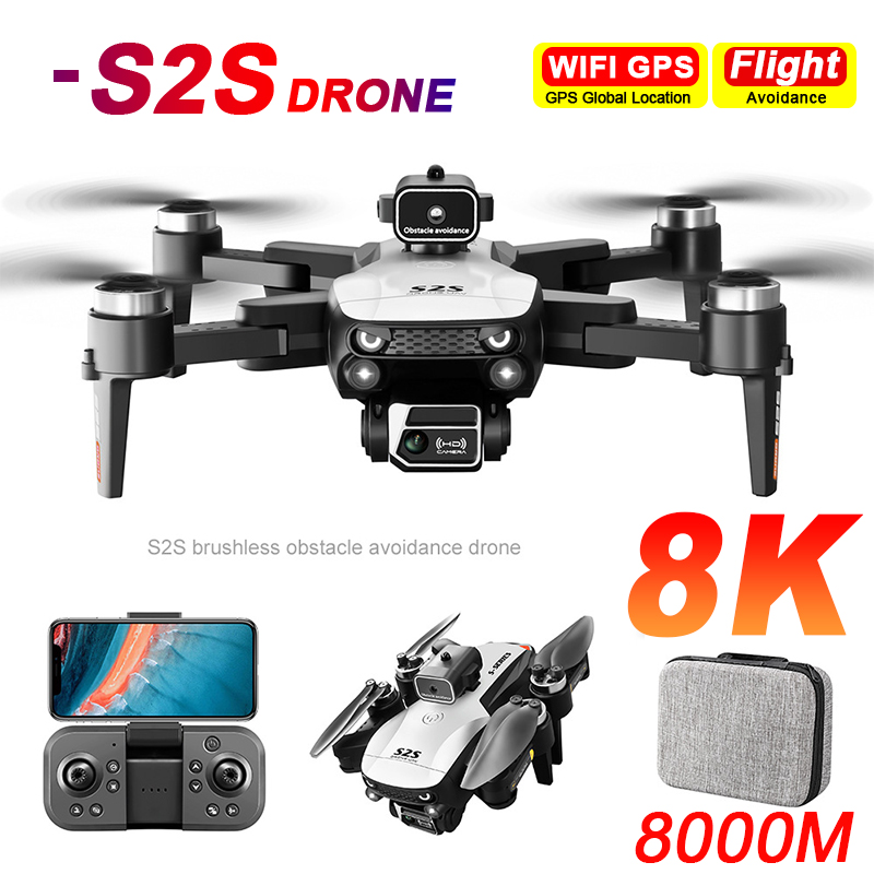 새로운 S2S 드론 8K 전문가용 HD 듀얼 카메라 브 - Rc Hobby Wholesale 리뷰 및 가격