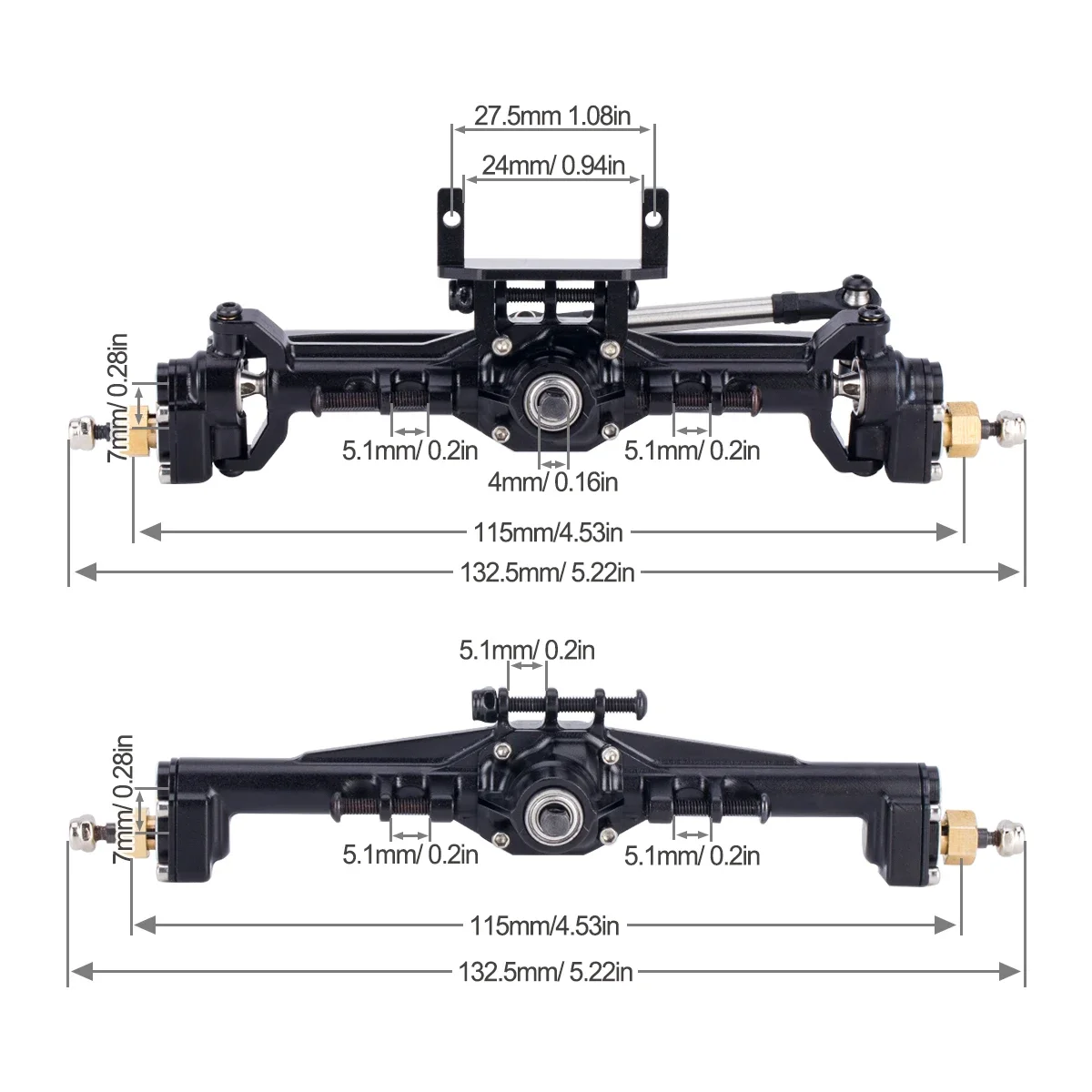 알루미늄 CNC 포털 액슬 + 10mm, 1/18 RC - Rc Hobby Zone 리뷰 및 가격