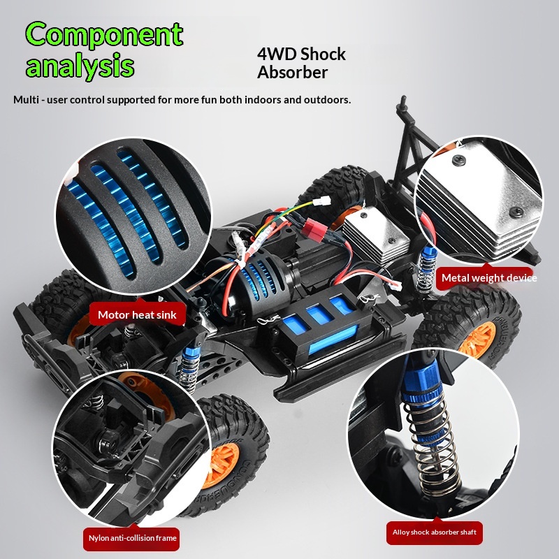 황보 RC 1/10 풀 스케일 4륜구동 무선 조종 클라 - Rc Hobby Monster Truck 리뷰 및 가격