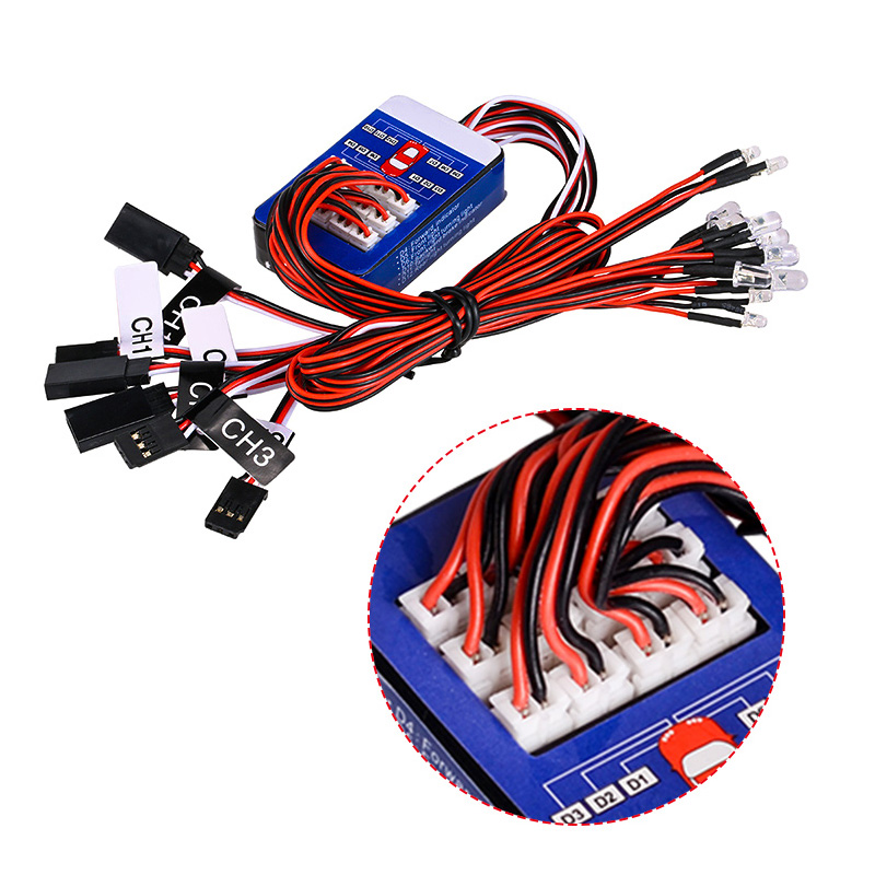 1/10 스케일 RC카 LED 조명 시스템 키트 12개 - Rc Hobby Nook 리뷰 및 가격