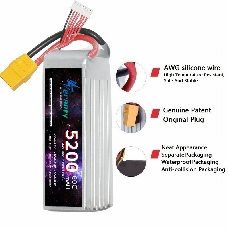 TERANTY 6S 5200mAh Lipo 배터리, 2 - Rc Hobby Boat 리뷰 및 가격