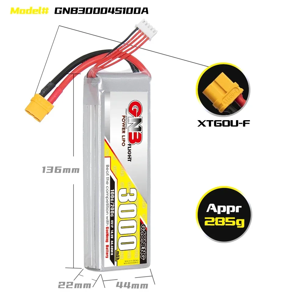 GAONENG GNB 3000mAh 4S 100C 20 - Rc Hobby Models 리뷰 및 가격