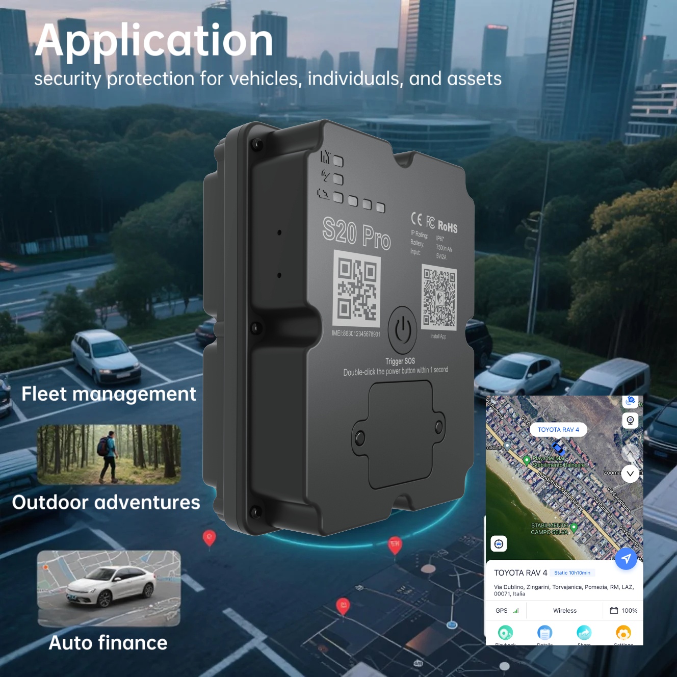 도매 숨김형 4G GPS 추적기 5M 정확도 실시간 추 - Rc Hobby Wholesale 리뷰 및 가격