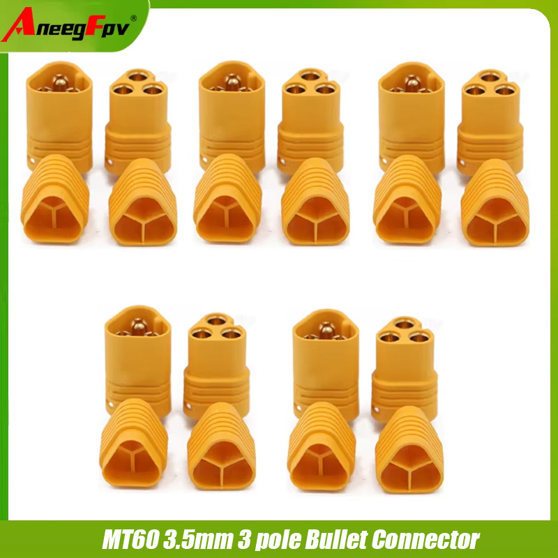 2/5 쌍 AMASS MT60 3.5mm 3극 총알 커 - Rc Hobby Wholesale 리뷰 및 가격