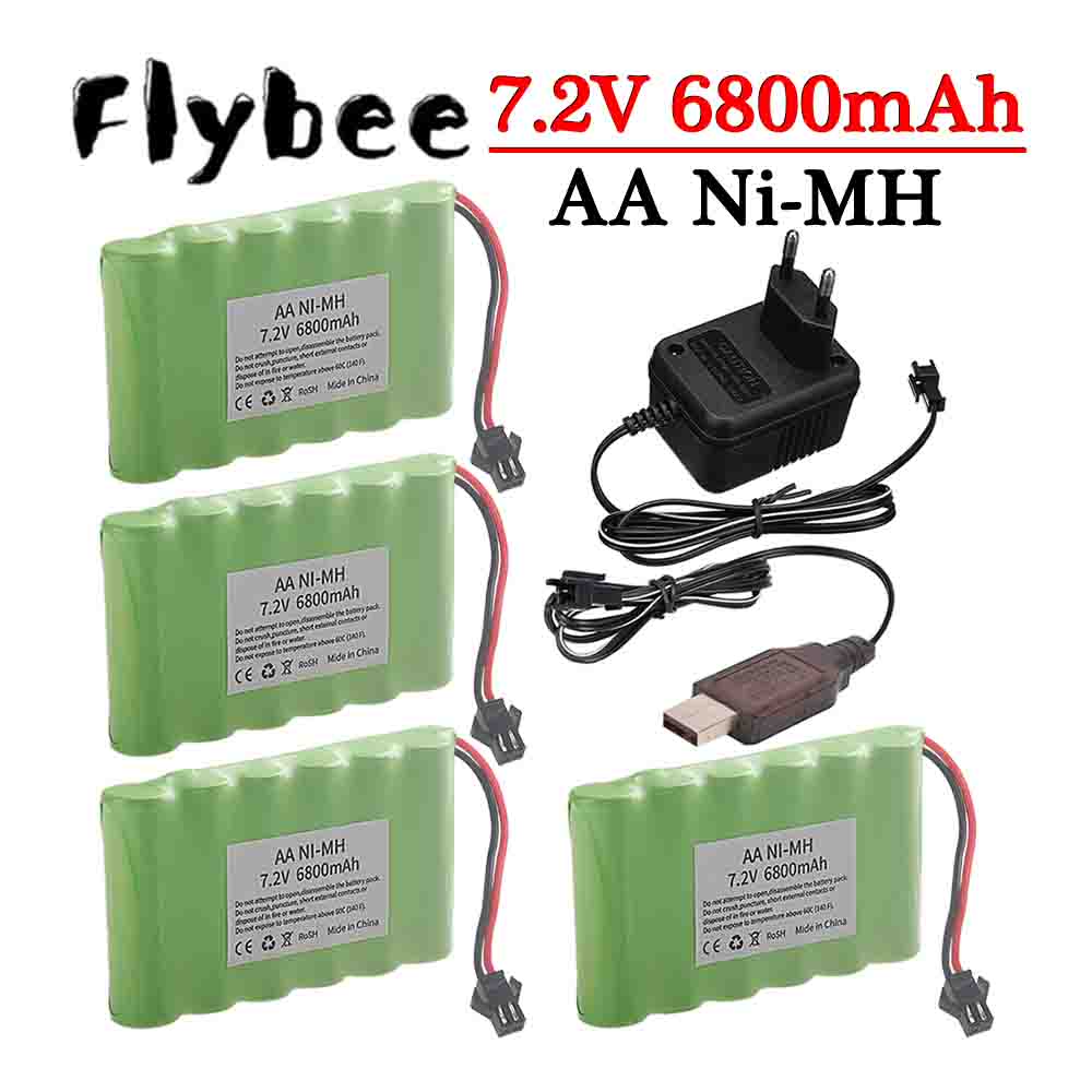 Ni-MH 7.2V 6800mAh SM 플러그 배터리  - Rc Hobby Boat 리뷰 및 가격