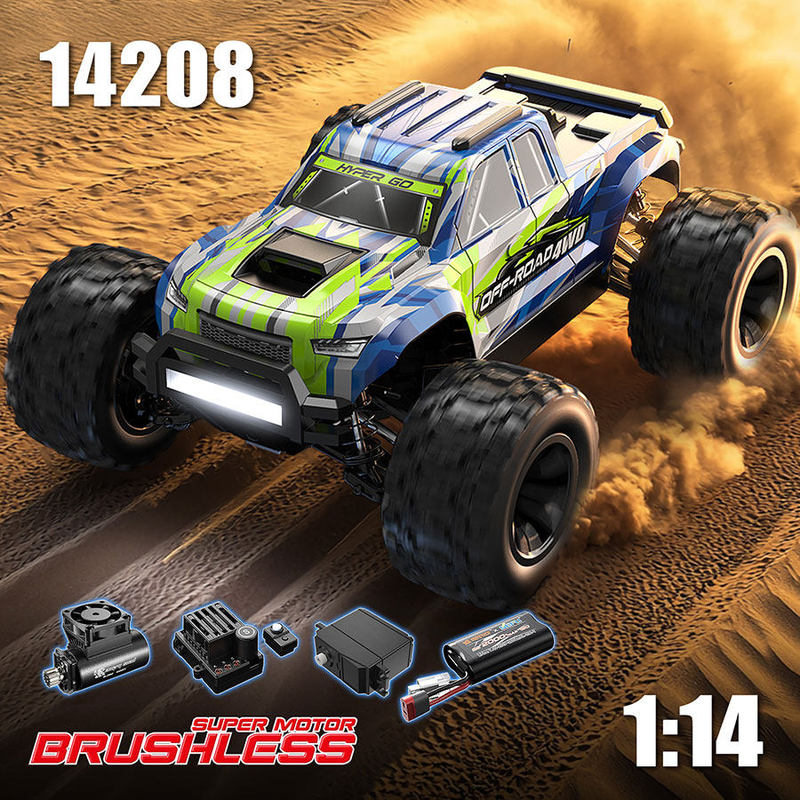 Mjx 하이퍼 고 1/14 14208 브러시리스 RC  - Rc Hobby Monster Truck 리뷰 및 가격