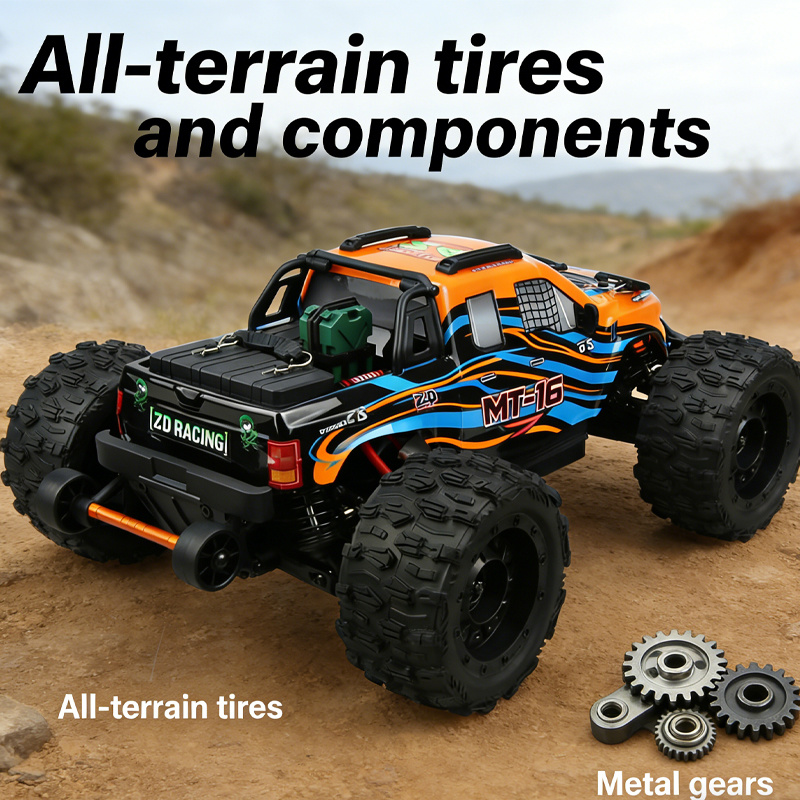 ZD 레이싱 RC 몬스터 트럭 MT16 1/16 스케일 - Rc Hobby Monster Truck 리뷰 및 가격