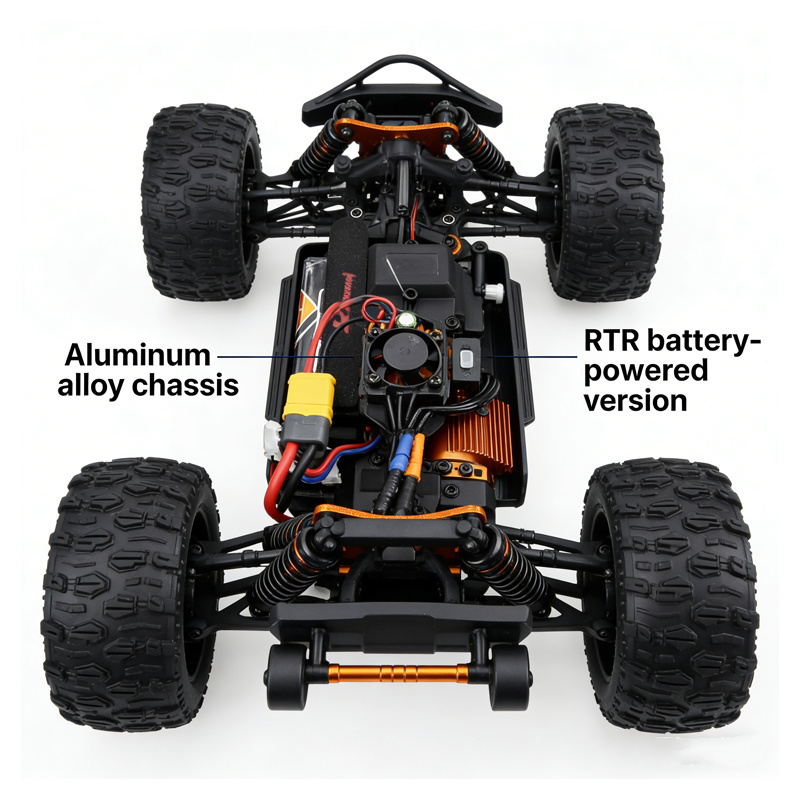 ZD 레이싱 RC 몬스터 트럭 MT16 1/16 스케일 - Rc Hobby Monster Truck 리뷰 및 가격